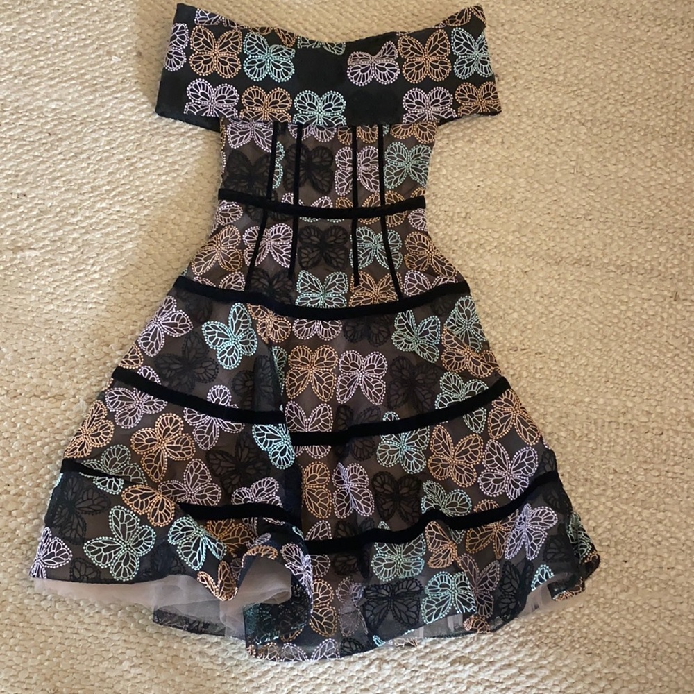 Bronx and Banco fun butterfly formal dress